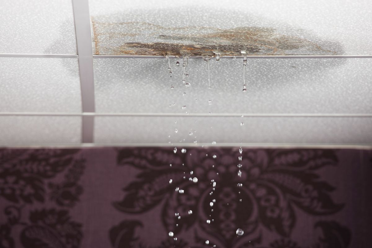 ceiling water damage